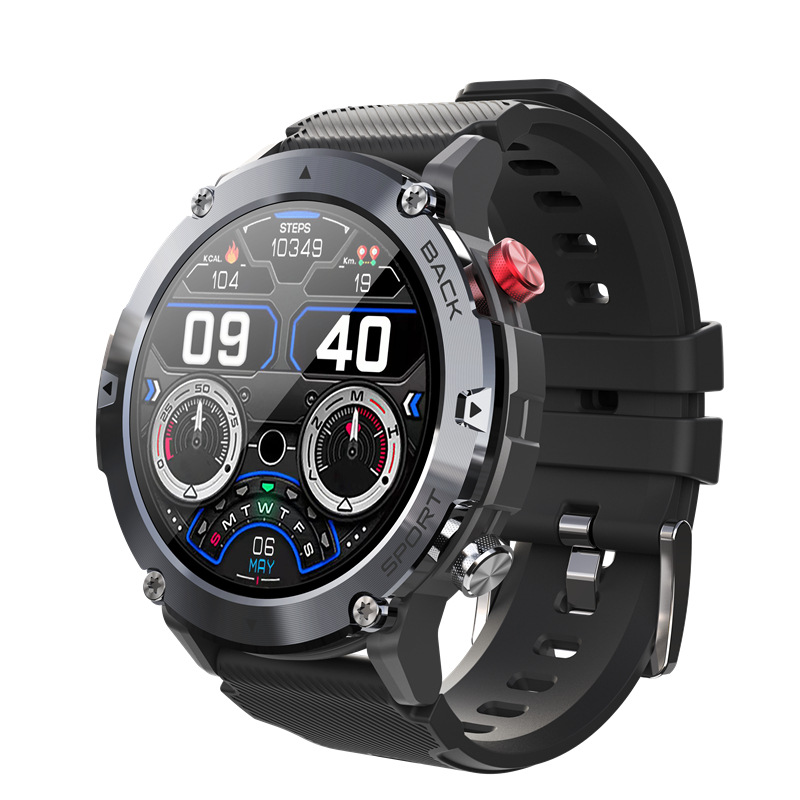 C21 Smart Watch da uomo con Bluetooth e chiamata, fitness tracker, 5 ATM_voghion.com