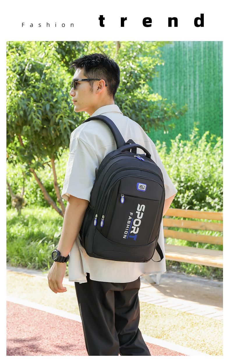 Mochila impermeable premium para portátil de negocios y viajes: compartimento para portátil de 14 pulgadas, tela Oxford resistente y correas de hombro ergonómicas._voghion.com