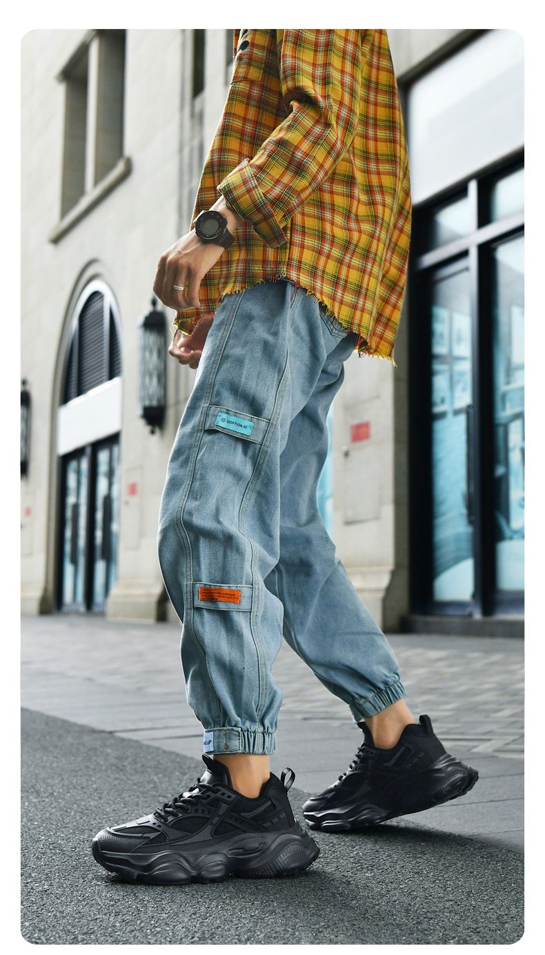 Herrenschuhe Coole Plattform Laufschuhe Herrenmode Gute Größe 48 Straße Sportliche Wanderschuhe Für Männer Hohe Qualität_voghion.com