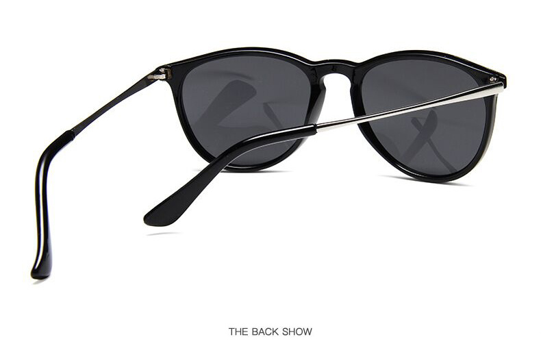 Marque Designer Rond Cat Eye Lunettes De Soleil Homme Rétro Nuances Mâle Lunettes De Soleil Miroir Clair Vintage Mode Conduite Oculos De_voghion.com