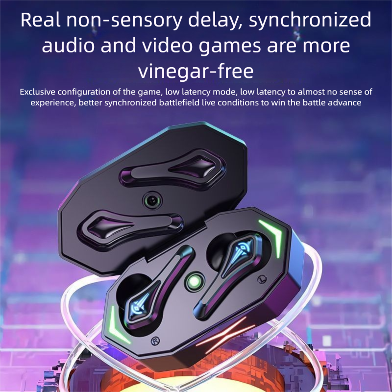 New True Wireless Bluetooth Earbuds Gaming E-Sports Dedicated Low Latency In-Ear Universal For Mobile Phones Sports_voghion.com
