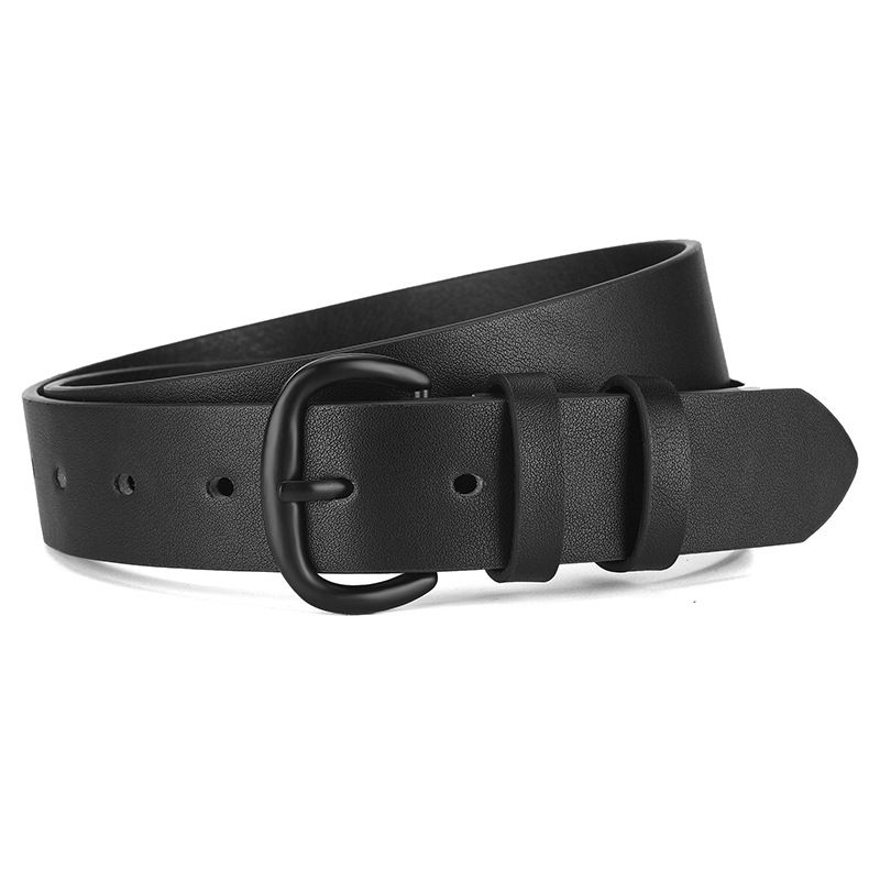 Nouvelle ceinture de simulation à boucle à aiguille noire à fusion électrique pour hommes et femmes_voghion.com