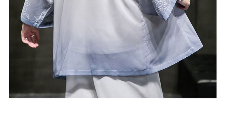 Costume Han chinois en mousseline de soie, vêtements de protection solaire de printemps et d'été anciens_voghion.com