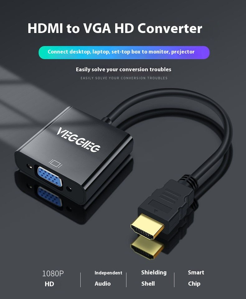 Adattatore convertitore da HDMI ad AV, convertitore da decoder TV digitale con uscita audio video 3RCA per PS4, PC, laptop, DVD, Wii a vecchia TV, ingresso HDMI a uscita AV A_voghion.com
