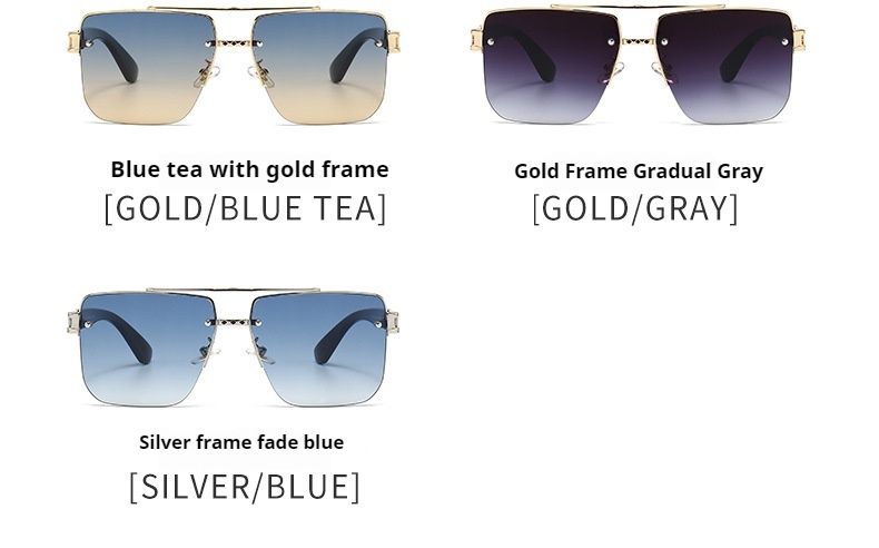 Novos óculos de sol masculinos da moda para lazer, férias, direção com óculos de sol resistentes a raios UV para viagens_voghion.com