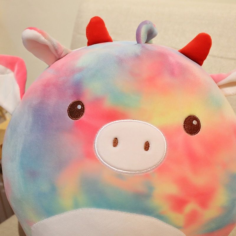 Unicorno giocattolo di peluche carino cuscino pipistrello per bambini arcobaleno maiale gatto mucca e pipistrello 35 cm disegni_voghion.com