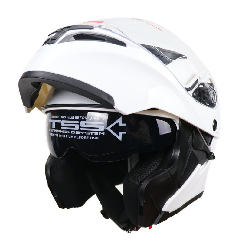 3c certifikovaná vyklápěcí přilba s dvojitým sklíčkem Pánská motocyklová přilba Motocyklová bezpečnostní čepice na hlavu Dámská Four Seasons Winter Bluetooth Machine_voghion.com