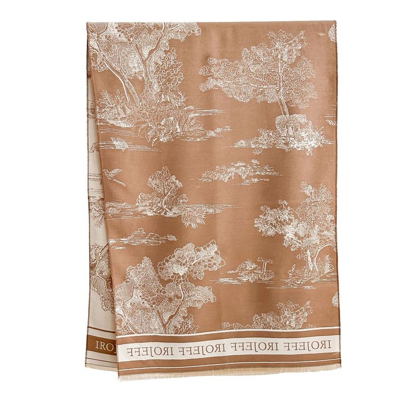 Luxury Winter Shawl Wrap - Soft Faux Cashmere Scarf With Leaf Pattern, Extra Long & Warm For Women, Versatile Fashion Accessory_voghion.com