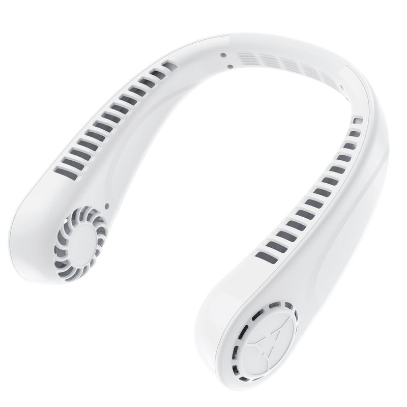 Neck For Students, Outdoor Portable Mini Fan, USB Rechargeable Lazy Ear Hanging Fan_voghion.com