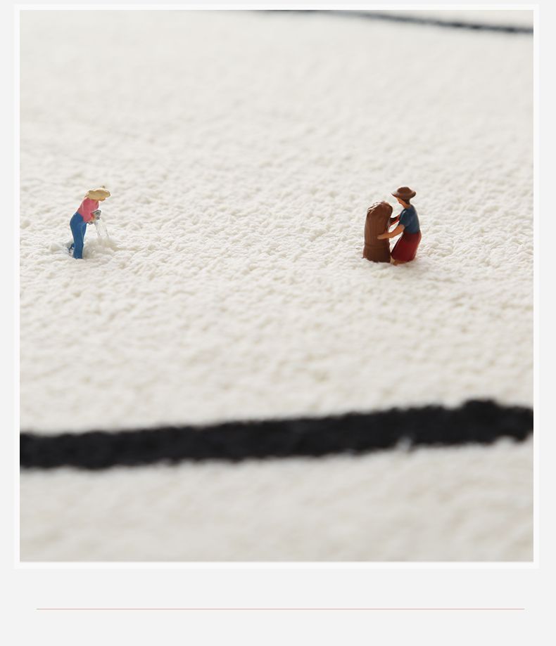 Tapijt Crème Stijl Woonkamer Slaapkamer Verdikte Kasjmier Kamer Vloermat Groot Gebied Salontafel Deken_voghion.com