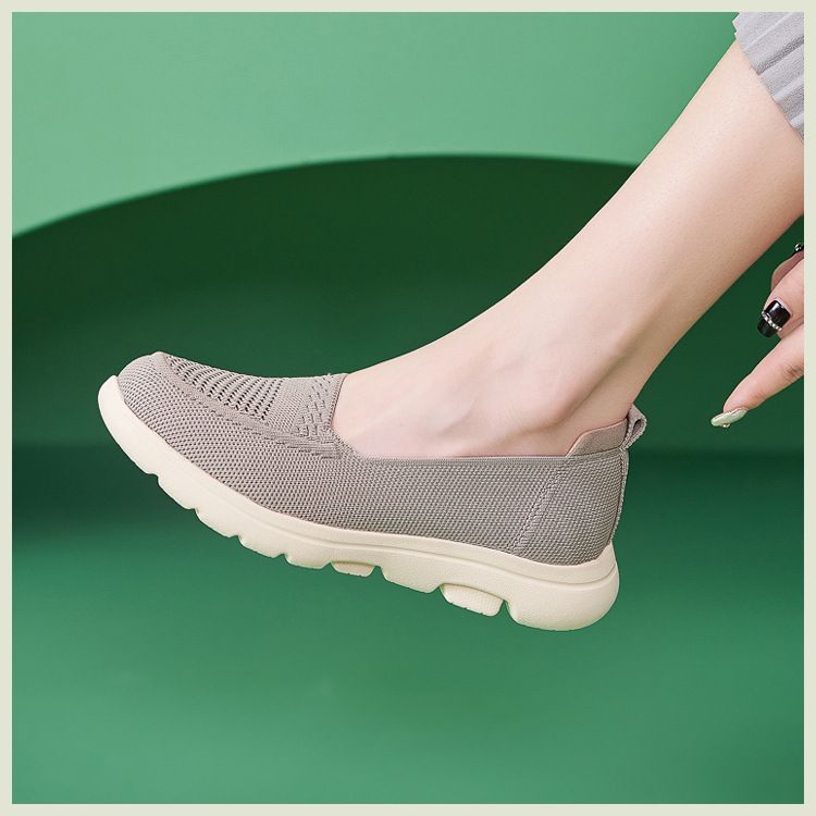 K6016-2 Neue 2025 Echtes Leder Herbst Winter Licht Kissen Nicht-slip Runde Kappe Atmungsaktive Mama Schuhe Für Frauen_voghion.com