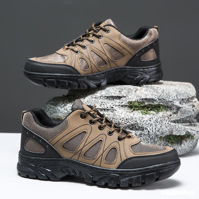 Chaussures de sport décontractées en maille respirante pour homme, semelles épaisses et résistantes à l'usure_voghion.com