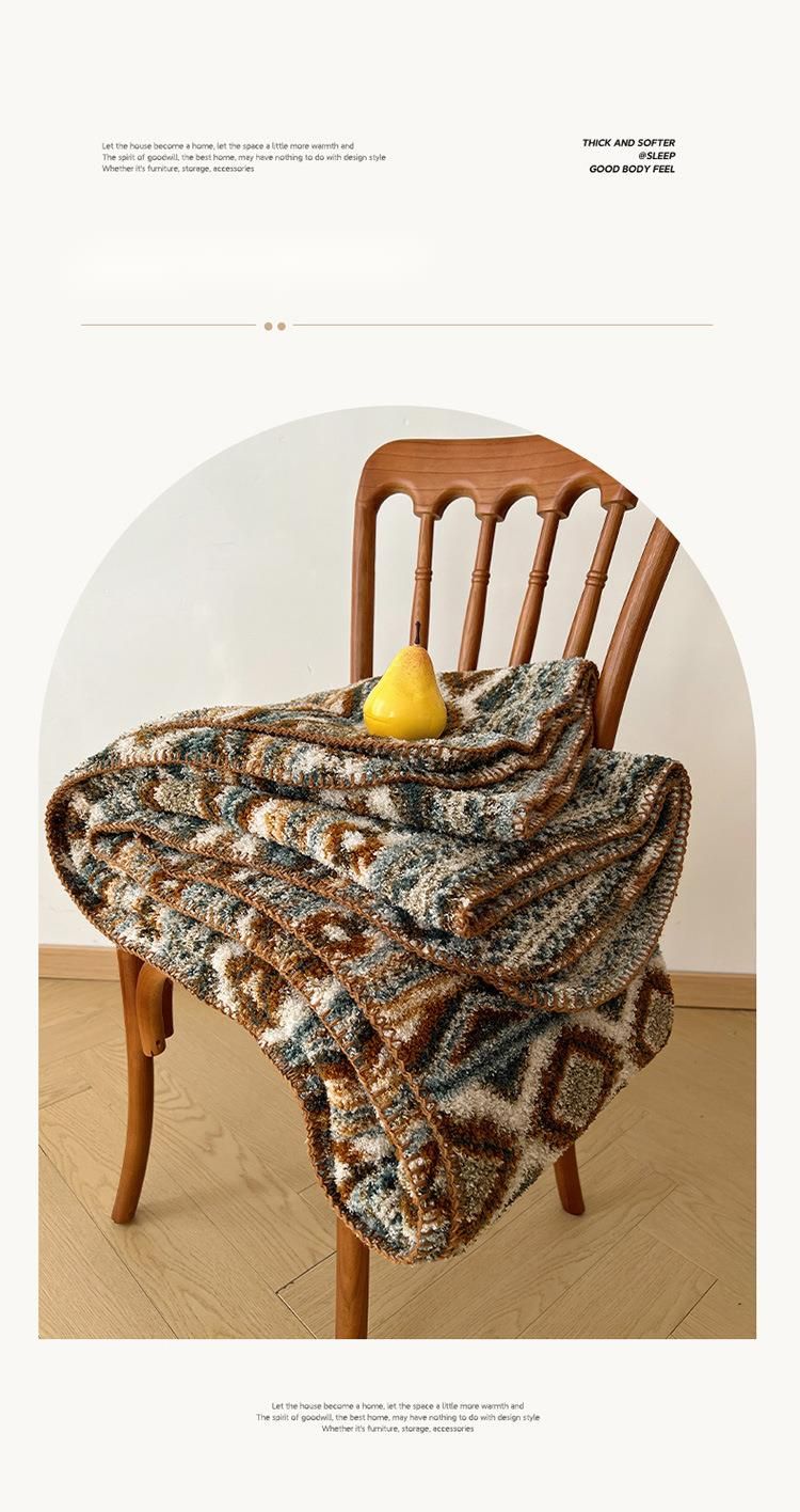 2025 High-End A-Class Half-Fleece Bohemian Sofa Throw Office Nap Shawl Blanket_voghion.com