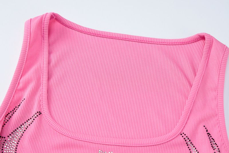 European and American clothing 2024 spring new product fashionable spicy girl hot dia slim fit sleeveless hip hing dress_voghion.com