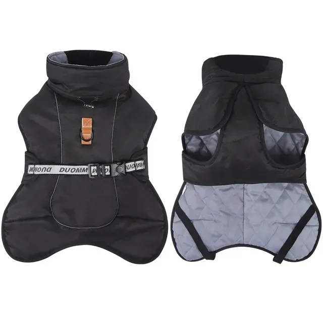 Giacca per cani, abbigliamento invernale antivento e caldo per cani di taglia media e grande, cappotto per Labrador, abbigliamento per Golden Retriever, Pitbull di PawParty Store_voghion.com