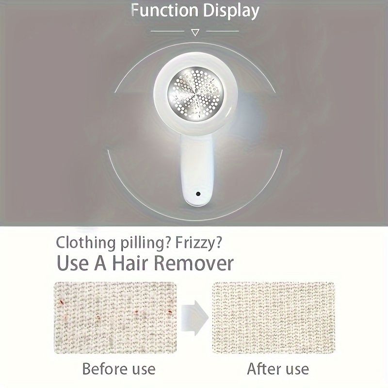 USB Rechargeable Sweater Shaver Portable Electric Lint Remover 500mAh Battery For Clothes Bedding Furniture Carpet Sofa Cleaning_voghion.com