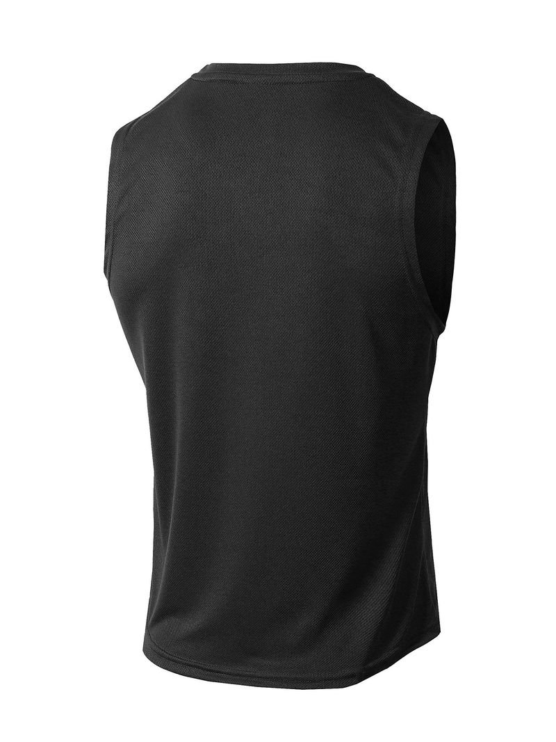 Männerkleeder Summer Gestrickte Mesh Fitness Sport Slim Weste Männer I-Form Breet Schëllerweste_voghion.com