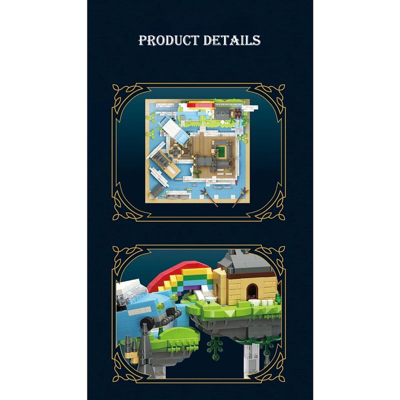 Neu Micro Ziegel City Kreative Medieval Magic Castle Serie Schule Architektur Modell Bausteine Geschenke Spielzeug Kinder_voghion.com