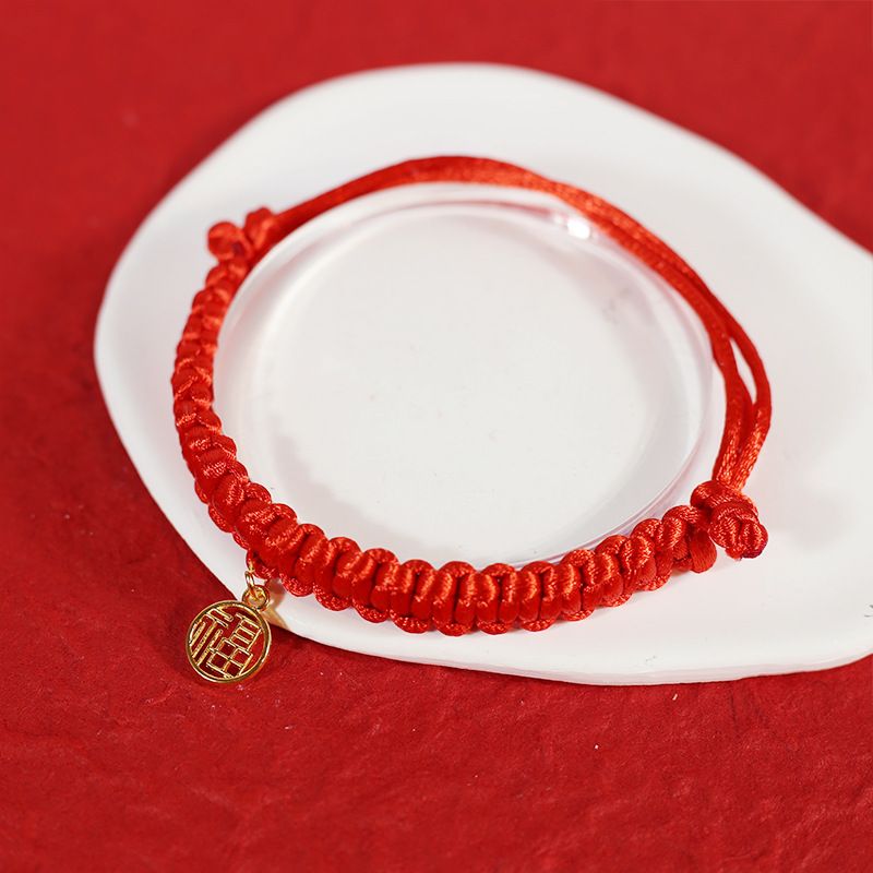 Collare fatto a mano in corda rossa, collana per gatti, sciarpa di Capodanno, accessori per animali domestici, campanellino per gattini, stesso stile_voghion.com