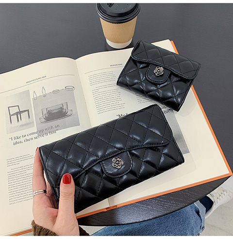 Damen Geldbörse Clutch Ledertasche Münzbörse Kreditkartenhalter_voghion.com