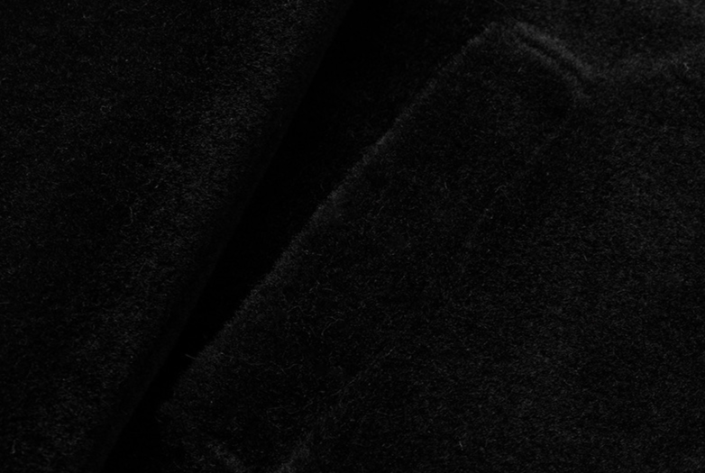 Kleidung Nerz Herren Lange Lederjacke Fuchskragen Dicker Pelzmantel_voghion.com
