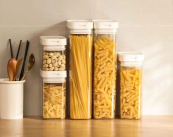 Sealed Jar Storage Box Grains Moisture Proof And Insect Proof Storage Jar Noodles Dry Goods Kitchen Plastic Bottle_voghion.com