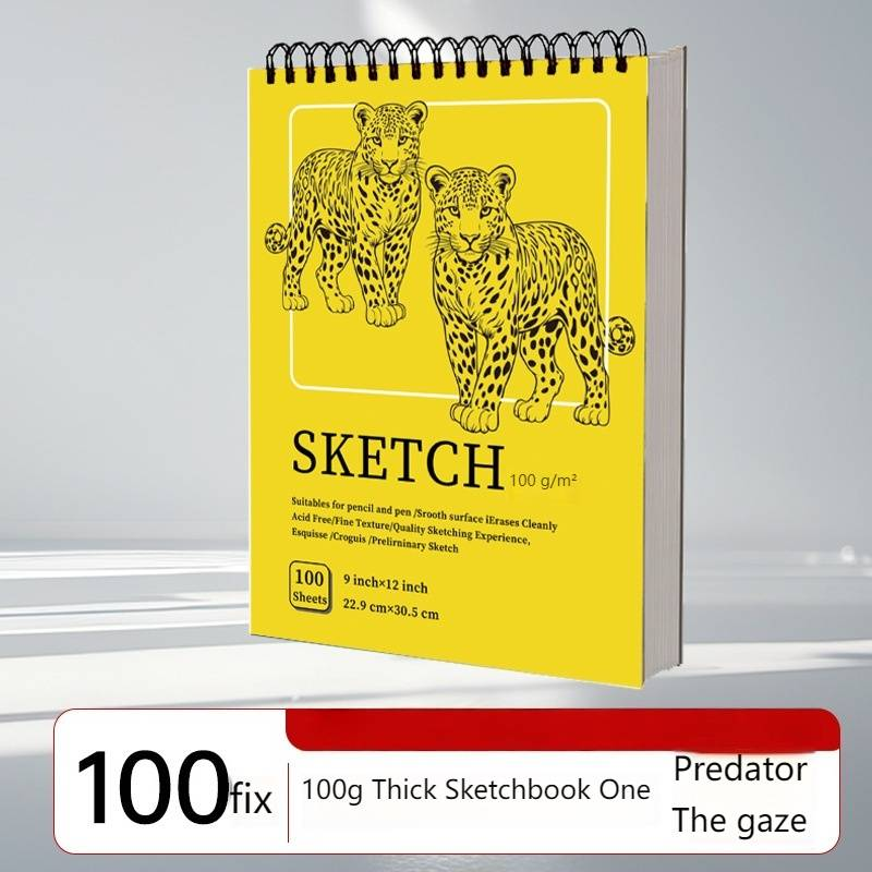 Premium A4 Sketchbook For Artists - 120gsm Acid-Free Paper, Spiral Bound Blank Drawing Pad For Pencil, Charcoal, Colored Pencils_voghion.com