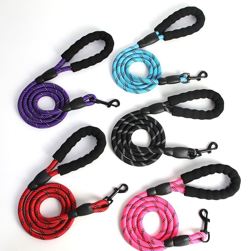 for Medium And Large Dogs, Pet Supplies, Explosion-Proof Nylon Dog Leash_voghion.com