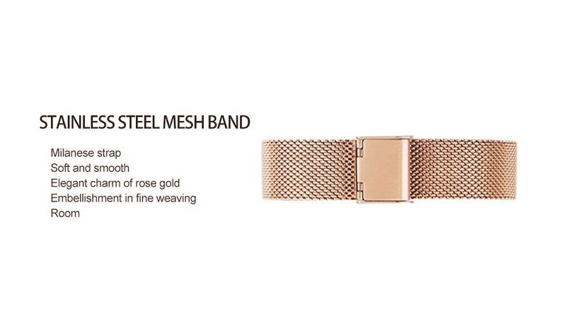 Relógio minimalista feminino com movimento de quartzo japonês, resistente à água, mostrador redondo elegante, pulseira de aço inoxidável, relógio moderno e criativo_voghion.com