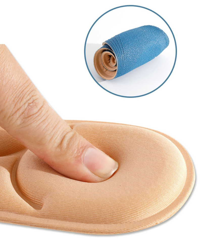 Zapato de espuma viscoelástica 5D para hombre y mujer, almohadillas ortopédicas para el cuidado de los pies, plantillas deportivas transpirables para correr_voghion.com