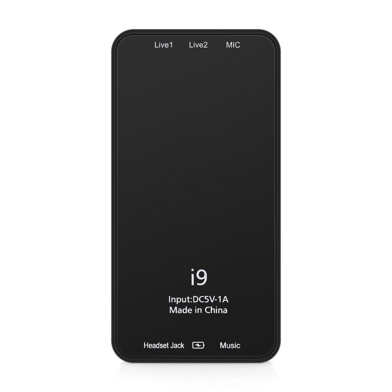 I9 Changer 8 různých změn Přenosné hlasové zesilovače Mini zvuková karta pro nahrávání herních kotev PC_voghion.com
