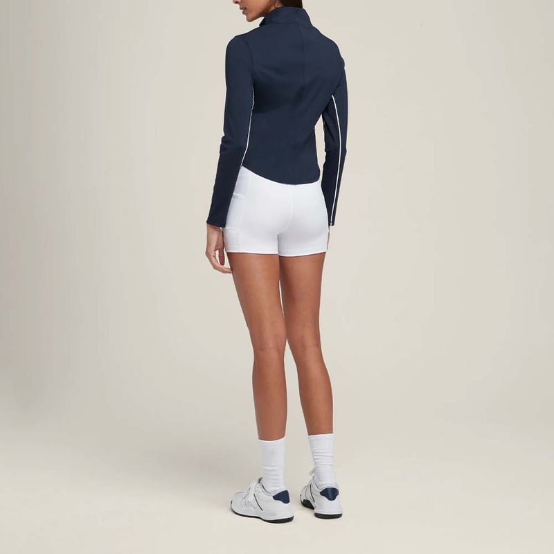 High-quality Slim-fitting Long-sleeved Yoga Women's Breathable Slim-fitting Sports Zipper Golf Tennis Top With A Nude Feel_voghion.com