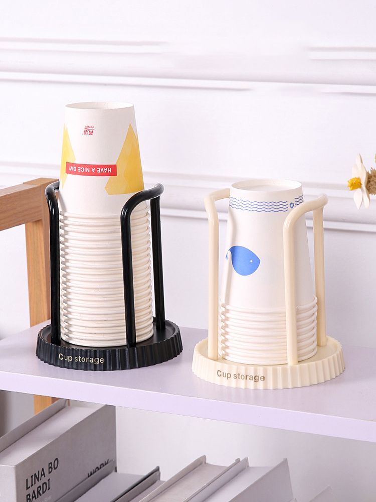 Disposable Paper Cup Holder Rack, Desktop Storage Organizer For Living And Dining Room, Space Saving Cup Taker_voghion.com
