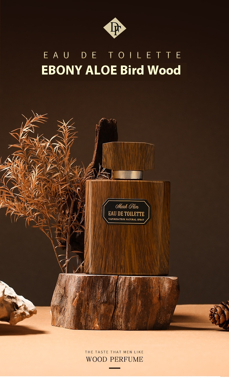 Högkvalitativt hållbar lätt doft för män Ebenholts Agarwood Wood Fragrance Cologne Parfym_voghion.com