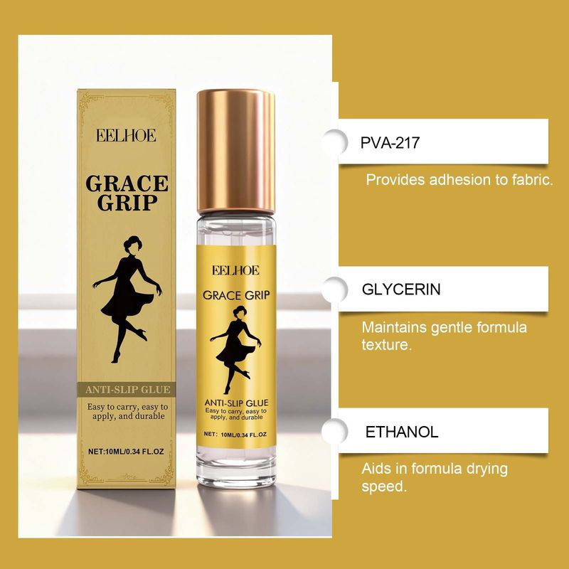 Roll-On Lijm Lichtgewicht Aanbrengkleding Antislip Kledinglijm Antislip_voghion.com