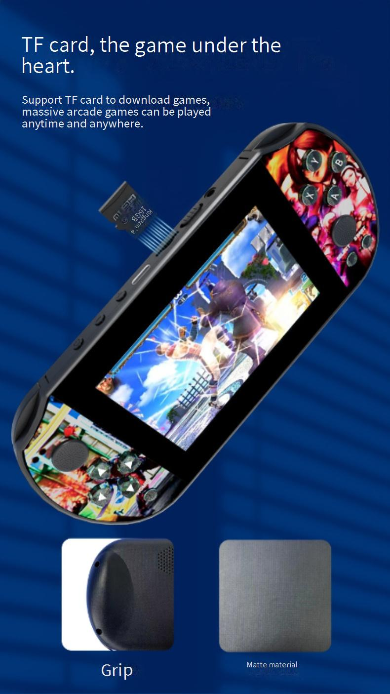 Video Game Consoles New Q3 Game Handheld HD Large Screen Linux System Classic Retro Nostalgic Joystick PS1 Handheld Game Console_voghion.com