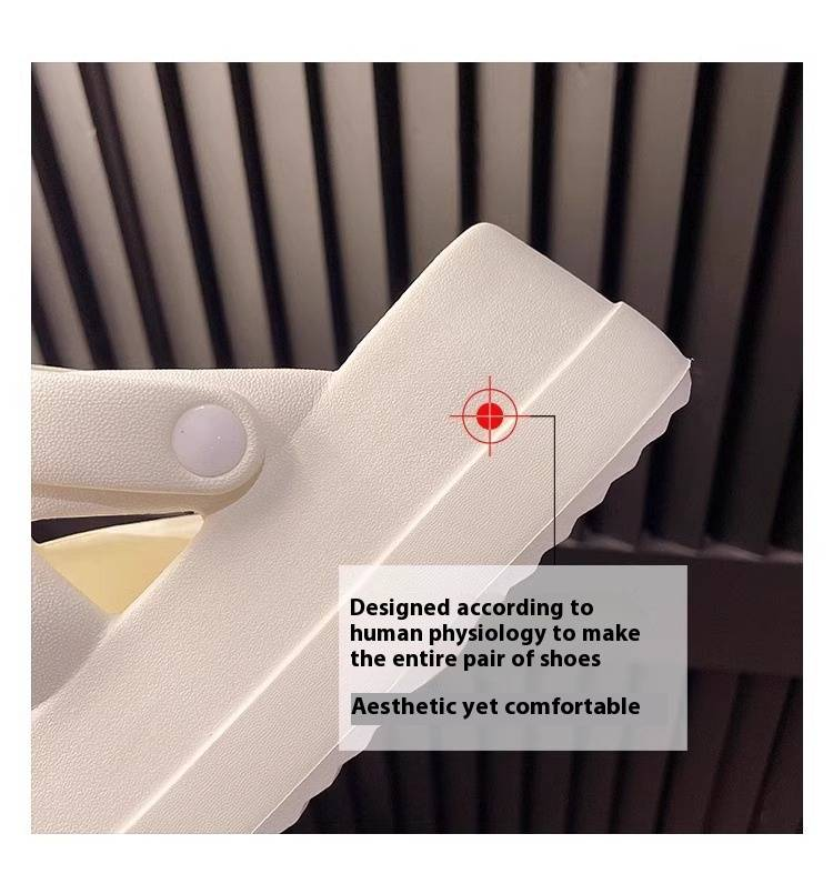 Plateausandalen für Damen – Römersandalen mit dicker Sohle, die die Füße größer machen, trendige und bequeme EVA-Slides_voghion.com