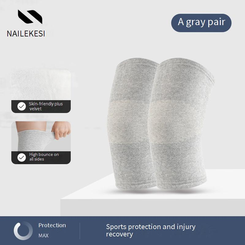 Professionele kniebrace voor dames en heren - Ademende en warme kniebeschermers voor hardlopen, fietsen, wandelen en sporten - Hoge elasticiteit en veerkracht_voghion.com