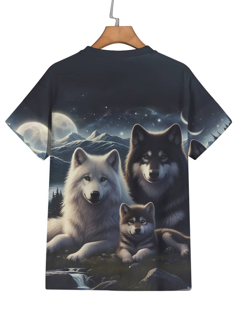 3D Digital Print Men's T-Shirt - Summer Fashion Short Sleeve Tee_voghion.com