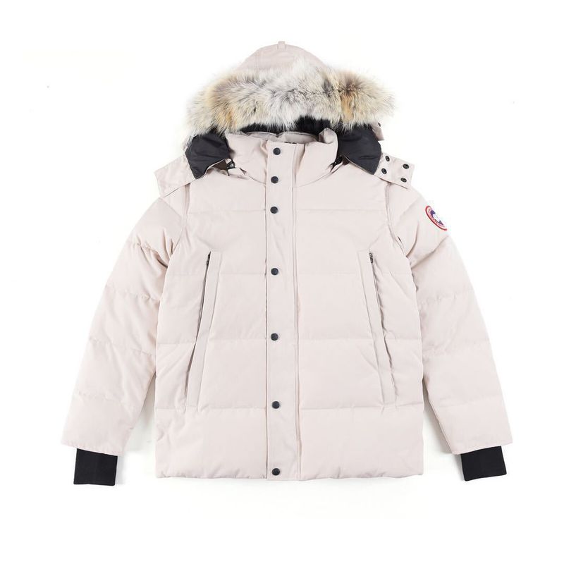 Men’s Premium Winter Parka With Genuine Coyote Fur Trim – 550FP White Duck Down, Waterproof & Windproof Shell, Detachable Hood, Slim Fit (XS-XXL)_voghion.com