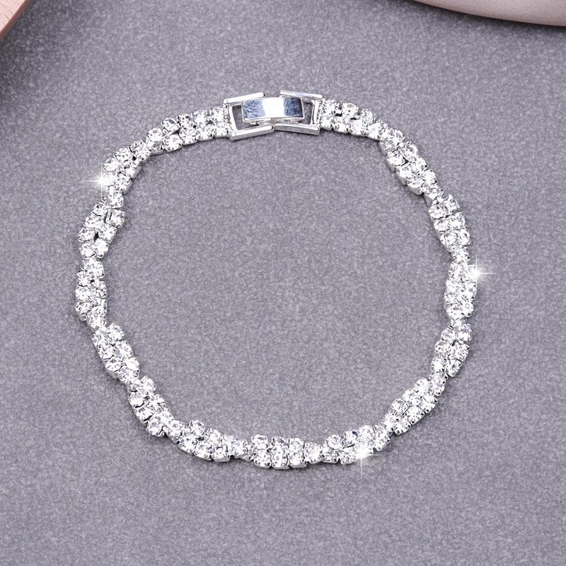 Un braccialetto elastico alla moda Rhie da sposa coreano europeo e americano_voghion.com