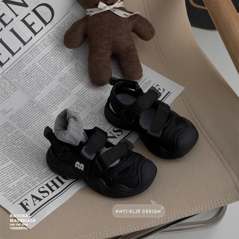 Sandali estivi per bambini 2025, per ragazzi e ragazze, con punta chiusa, antiscivolo, suola morbida, scarpe da spiaggia per bambini_voghion.com
