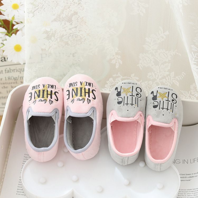 Spring & Fall K-style Anti-Slip Heel Indoor Girls' Slipper_voghion.com