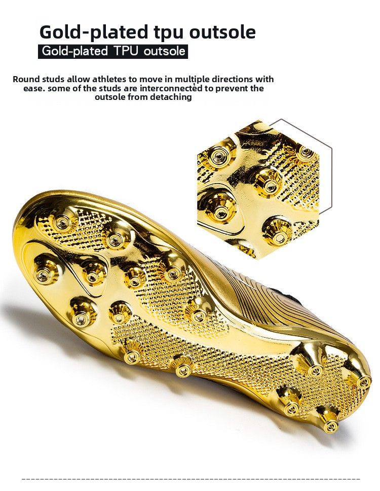 Large Size New Men's Breathable High-top Long And Short Nails Football Shoes Grass Training Shoes Football Shoes_voghion.com