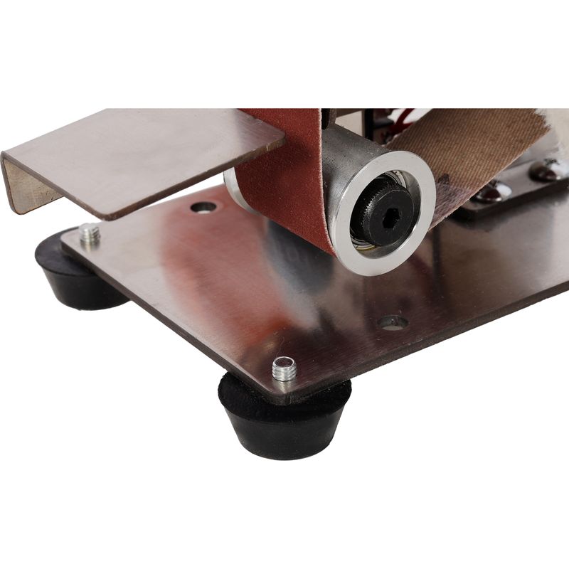 Mini Electric Belt-Sander Knife-Sharpener Sanding Machine 96W, Small Bench Grinder Kit 7 Speed Adjustable Power Polisher DIY Polishing Grinding Tool, Handcraft Jewelry_voghion.com