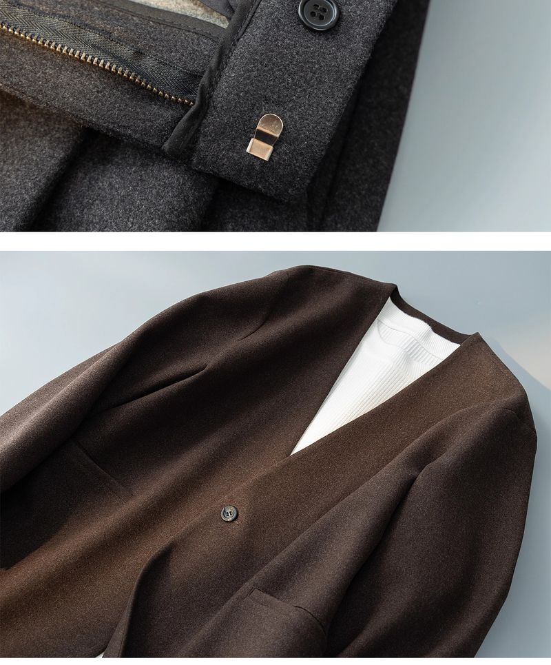 2025 New Autumn High-End Suit Set For Men Business Casual Stylish Loose Blazer Two-Piece Trendy_voghion.com