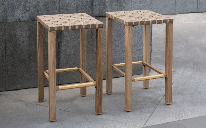 Bar Stools Set Of 2, 27.6inch Metal Counter Height Bar Stools With Footrest, Hand-Made Drawstring Tall Bar Chairs For Kitchen, Island, Dining Room, Pub, Cafe_voghion.com