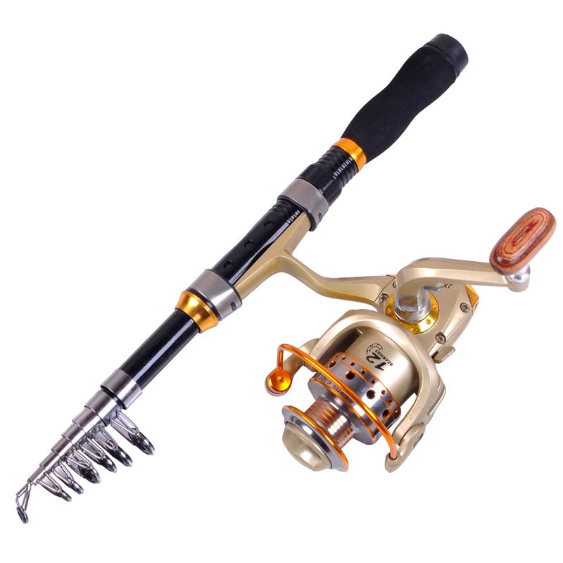 Canne à pêche en mer ultra légère en carbone Mini Short Section Small 1-2,3 m pour lancer longue distance_voghion.com