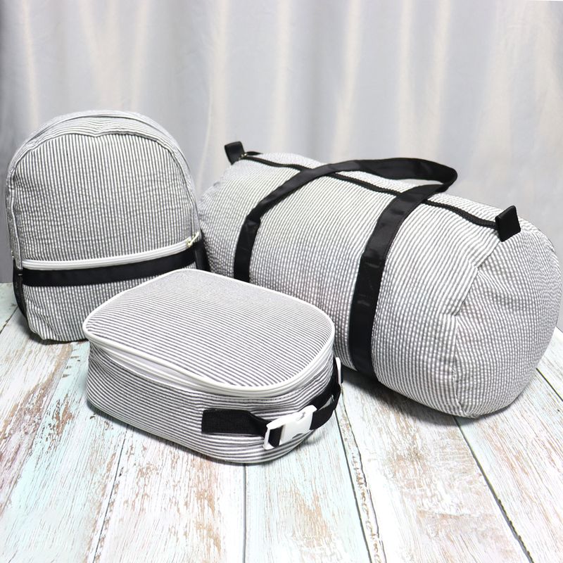 European and American seersucker backpack student schoolbag cross-border independent station Indian wind Mississippi_voghion.com