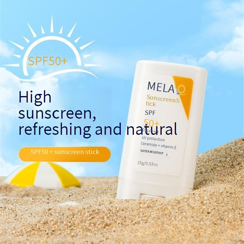 Solcreme Stick SPF50+ Forfriskende og ikke-hvid til at modstå UV-stråler Solid solcremepasta Spot_voghion.com